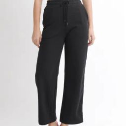 RAREISM Black Cotton Blend Solid Trackpants-picture-11