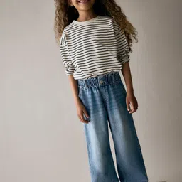 H&M Wide Leg Paper Bag Jeans-picture-12
