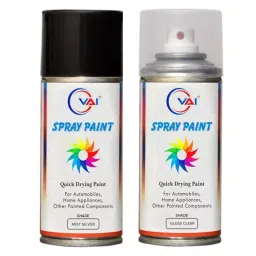 VAI ‎Mist Silver Touch Up Spray Paint ‎225 ml for Mahindra Thar, Varito, ‎MH-MST-SL-2 (Pack of 2 Pcs)-15