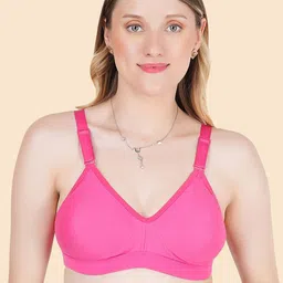 Souminie Full Coverage Non Padded Cotton Everyday Bra-All Day Comfort-36
