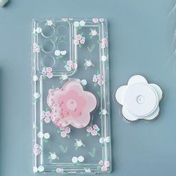 PEEPERLY Floral Printed Samsung Galaxy S21 Cute Korean Floral Gripper Back Case-image-99