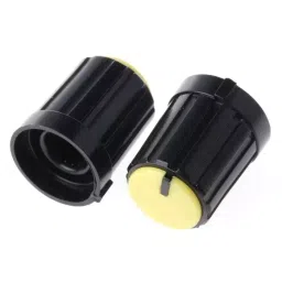 RS PRO 13.3 mm Black Potentiometer Knob for 6 mm Shaft Splined, 4675923-image-96