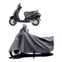 Auto Pearl Two Wheeler Cover with Bag for Honda Activa 4G, Silver-image-20