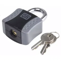 RS PRO Key Weatherproof Steel Padlock, 7mm Shackle, 47mm Body Model No 8274401-image-77