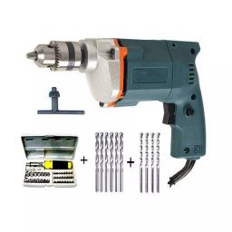 Tiger Drill Machine with 6 HSS, 4 Masonry Bit Set and 41 Pcs Screwdriver Set TGP10 300W 10 mm-37