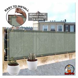 Hippo Balcony Net Moonstone - Green-image-43