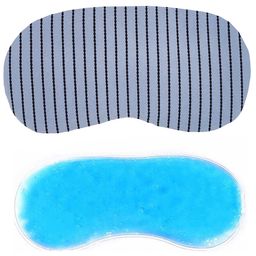 Jenna Sleeping Eye Mask With Cooling Gel MultiLine Print - Dark Blue-image-78