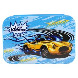 Smily Kiddos Brunch Steel Lunch Box Race Car Theme - Blue-picture-17