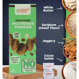 Ancient Roots Multigrain Cookies Biscuits (16-18 Pieces) - 150 g image 2