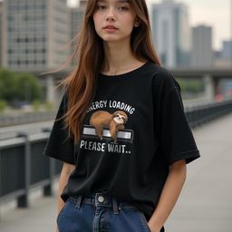 TOGS & TERRE Women Typography Printed Organic Cotton T-shirt-picture-42