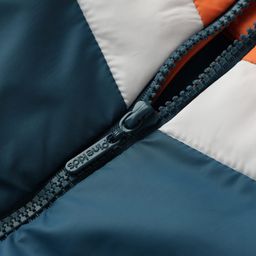 Pine Kids Woven Full Sleeves Hooded Padded Jacket With Color Block Design - Multicolor image 3