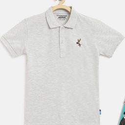 Lil Tomatoes Boys Grey Cotton Tshirts-picture-4