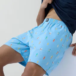 XYXX Men Printed Pure Cotton Boxers- XYBOX85-11