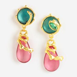 DressBerry Stone Studed Drop Earrings-36