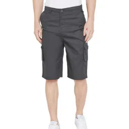 Hypernation Grey Regular Fit Shorts-52