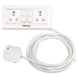 Palfrey Electric Extension Board  16A/20A + 16A/20A with Two Switch and Heavy Duty 5 Meter Wire image 3