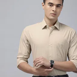 Arrow Manhattan Slim Fit Checked Pure Cotton Formal Shirt-picture-12
