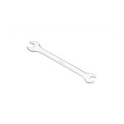RS PRO Double Open Ended Spanner Matt Chrome 6x7 mm Metric 120 mm Overall Length, 1923720 image 4