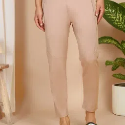 Sweet Dreams Beige Regular Fit Lounge Pants-image-23