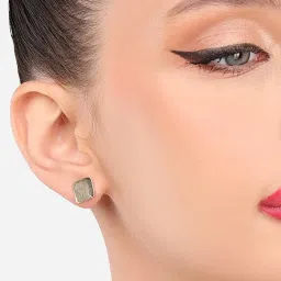 Zaveri Pearls Set of 25 Gold Tone Contemporary Stud & Drop Earrings-ZPFK15140 image 5