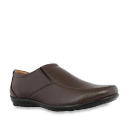 Bata Men's Dark Brown Formal Slip-Ons-picture-21