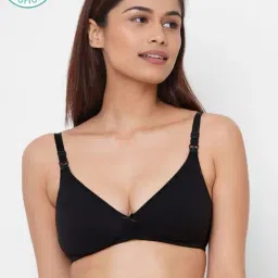 Inner Sense Black Non Wired Non Padded Nursing Bra-picture-12