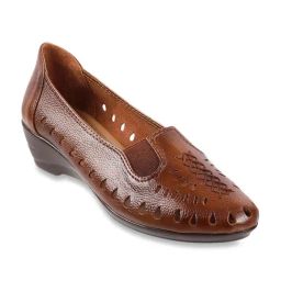 Metro Rust Wedge Pumps-image-1