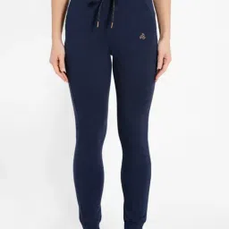 Jockey Ink Blue Textured Joggers-image-12