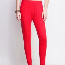 Dollar Missy Red Cotton Leggings-image-56