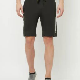 Octave Dark Olive Regular Fit Shorts-image-94