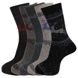 Dollar Multi Cotton Self Pattern Socks - Pack of 5-image-68