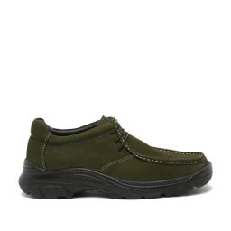 Teakwood Leathers Men's Green Derby Shoes-image-96
