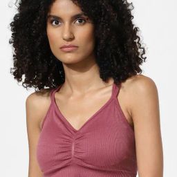 Only Dusty Pink Full Coverage Sports Bra-image-93