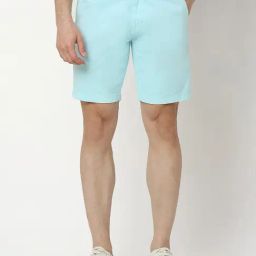 Spykar Aqua Regular Fit Shorts-28