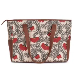 ZOUK Multicolor Printed Mother's Tote Bag image 5