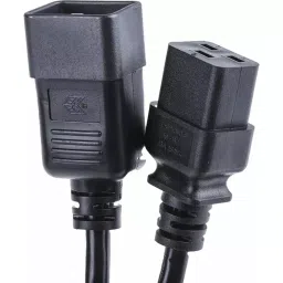 RS PRO Power Cord IEC C19 Socket to IEC C20 Plug 3 m, 1373360 image 4