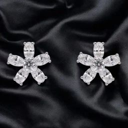 crash.club by CKC 925 Sterling Silver Celeste Marquise Bloom Stud Earrings-image-49