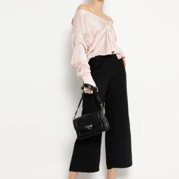 Tyra Dahlia Black Solid Faux Leather Sling Handbag-26