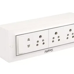 Palfrey Electric Extension Board  16A/20A + 5A with Two Switch and Heavy Duty 5 Meter Wire-12