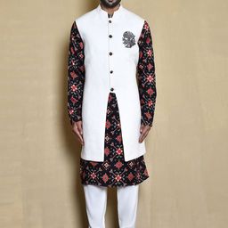 Arihant Rai Sinha Printed Sherwani Set-picture-13