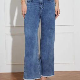 Miss Chase Blue Denim Solid Jeans-picture-21