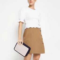 Tyra Sladison White Solid Faux Leather Sling Handbag-33