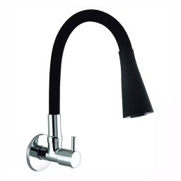 GENERIC Turbo Sink Tap Stainless Steel Chrome Finish Black, FG2008-46
