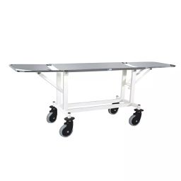 Sarvagya Surgical Stretcher on Trolley With Two Side Flap in Mild Steel Tubes Frame for Hospitals, SSPL590-16