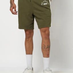GAP Green Regular Fit Embroidery Shorts-image-53
