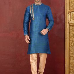 RANAK Men Ethnic Motifs Regular Kurta with Pyjamas-picture-18