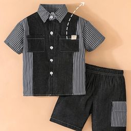 Hopscotch Boys Black Clothing Set-picture-35