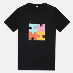 Puma Boys Black Cotton Solid T-shirts-image-69