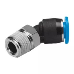 Festo Elbow Threaded Adaptor R 1/4 Male Connector A Threaded-to-Tube, QSW-1/4-10 (Pack of 10 Pcs)-picture-25