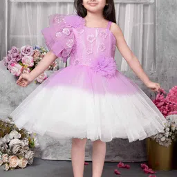 Lagorii Floral Net Fit & Flare Dress-21